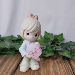 Precious Moments.Collectible Figurine. Missing Her Best Friend.  Like New.